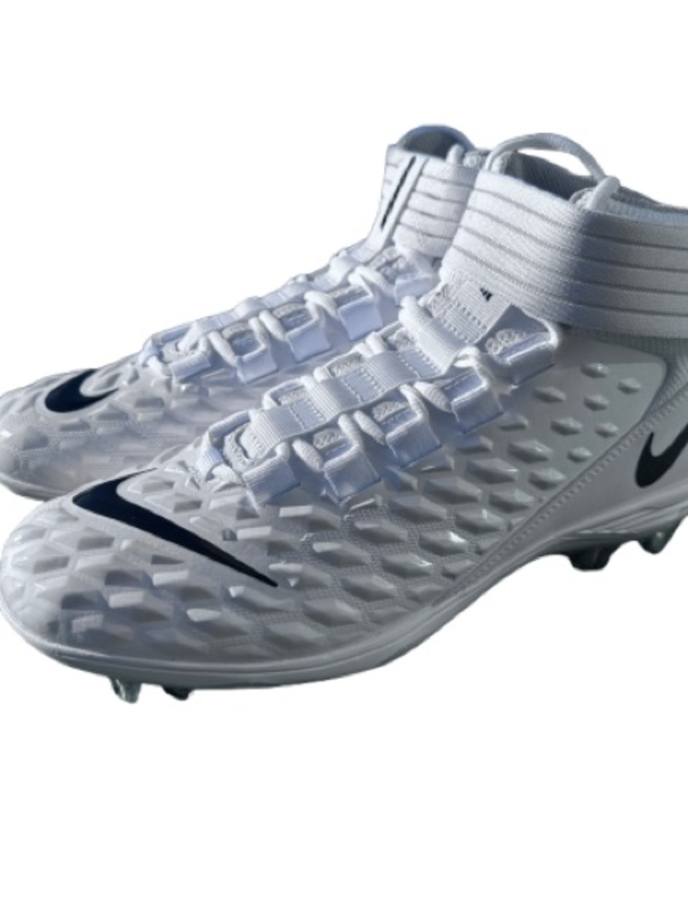 Nike Force Savage Pro 2 Mens White Lace Up Football Cleats Size 10